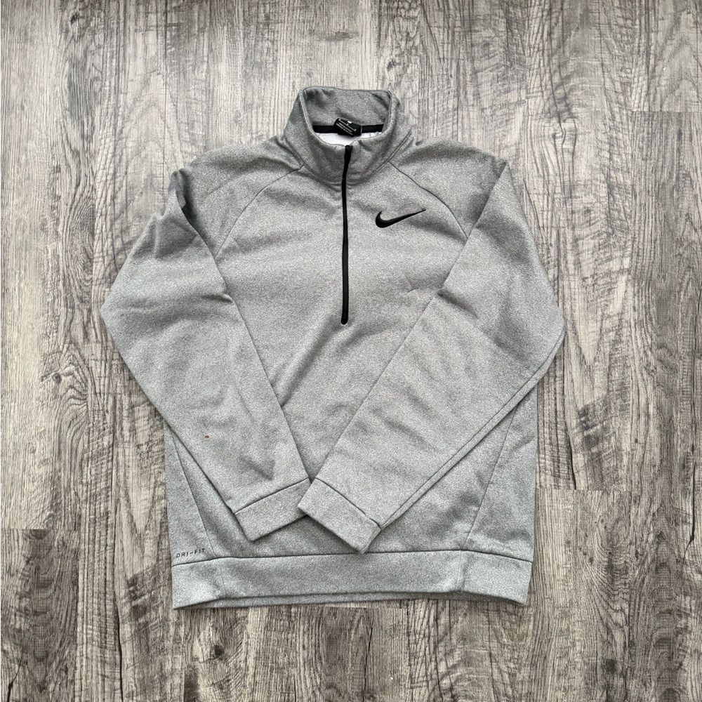 Nike Dri-FIT Heather Gray Top